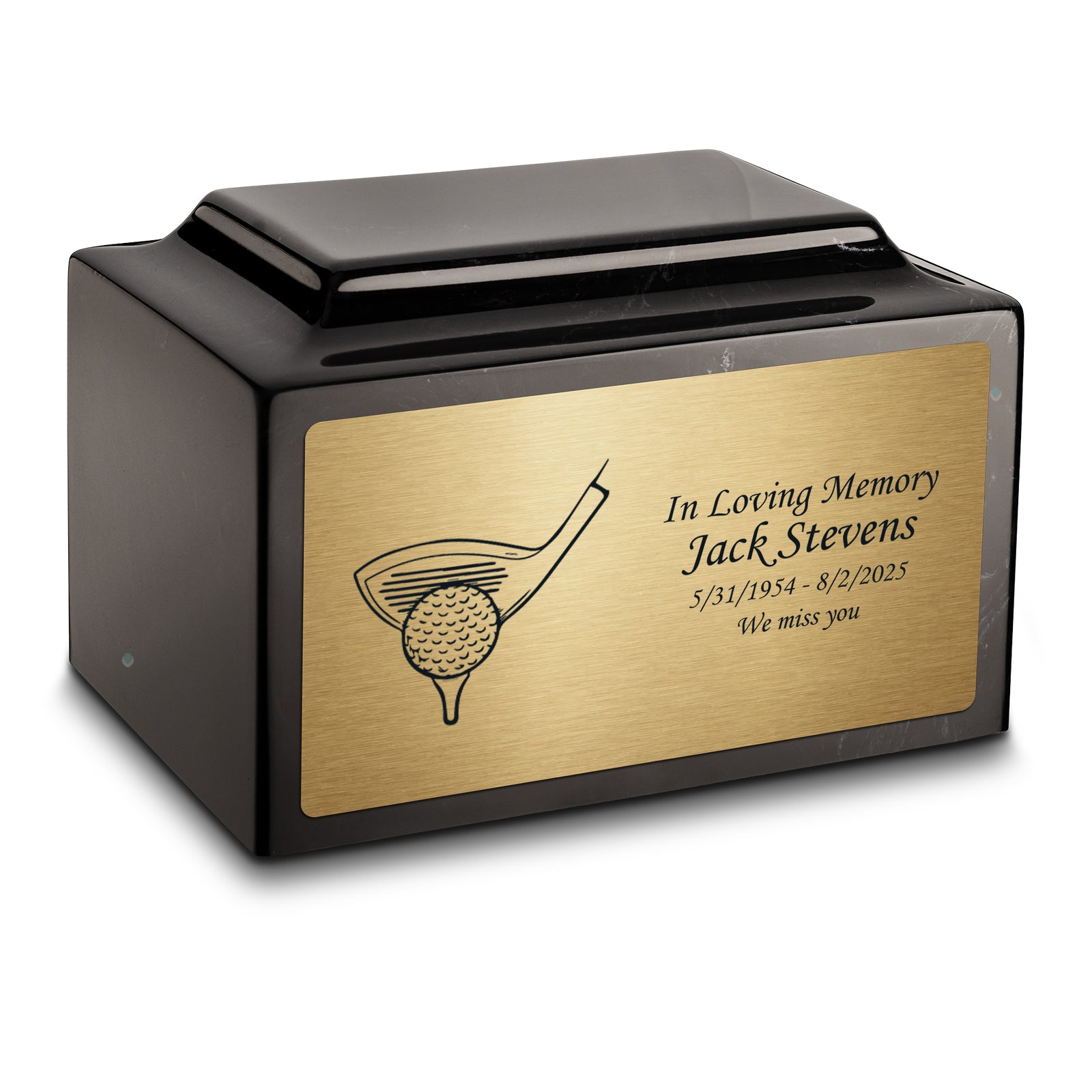 Adult Legacy Golf Cultured Marble Urns by MacKenzie