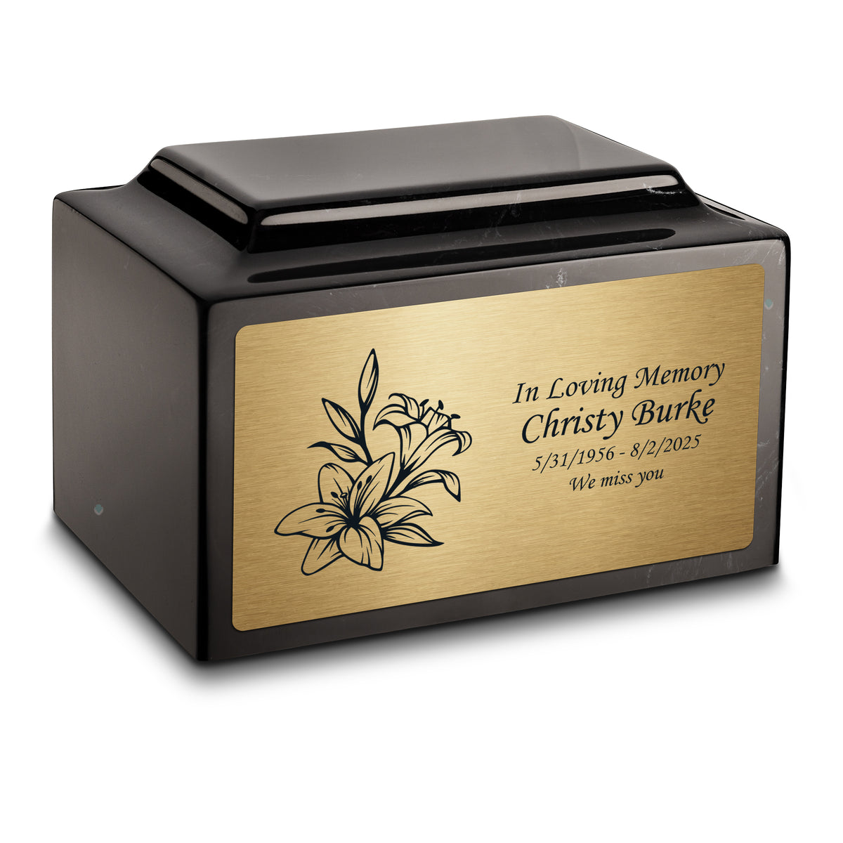 Adult Legacy Lily Cultured Marble Urns by MacKenzie
