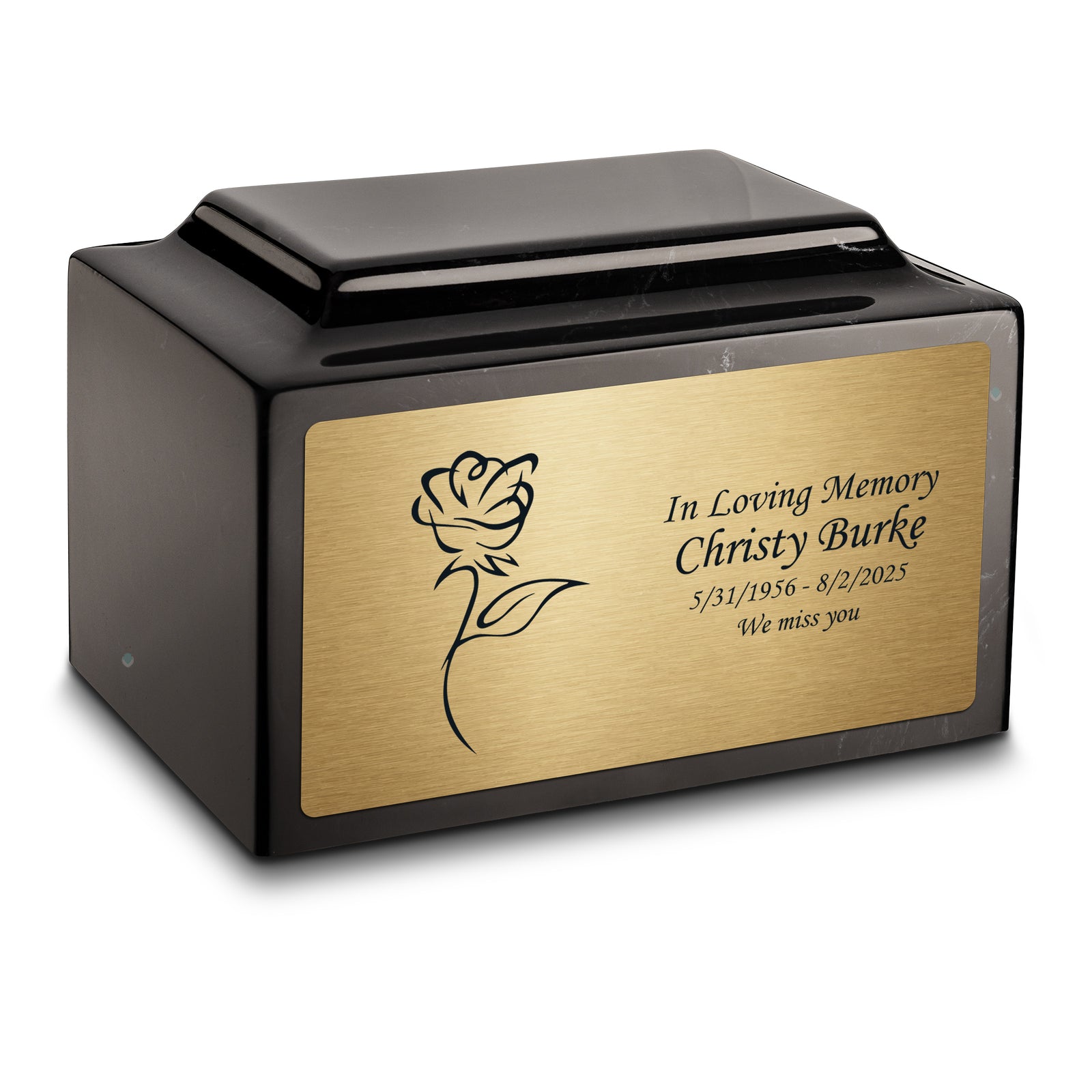 Adult Legacy Rose Cultured Marble Urns by MacKenzie