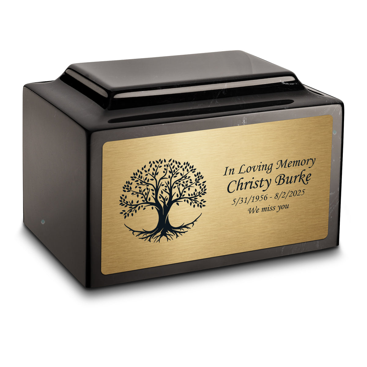 Adult Legacy Tree Of Life Cultured Marble Urns by MacKenzie