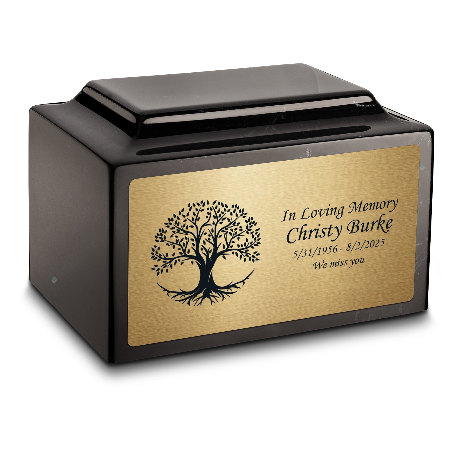 Adult Legacy Tree Of Life Cultured Marble Urns by MacKenzie
