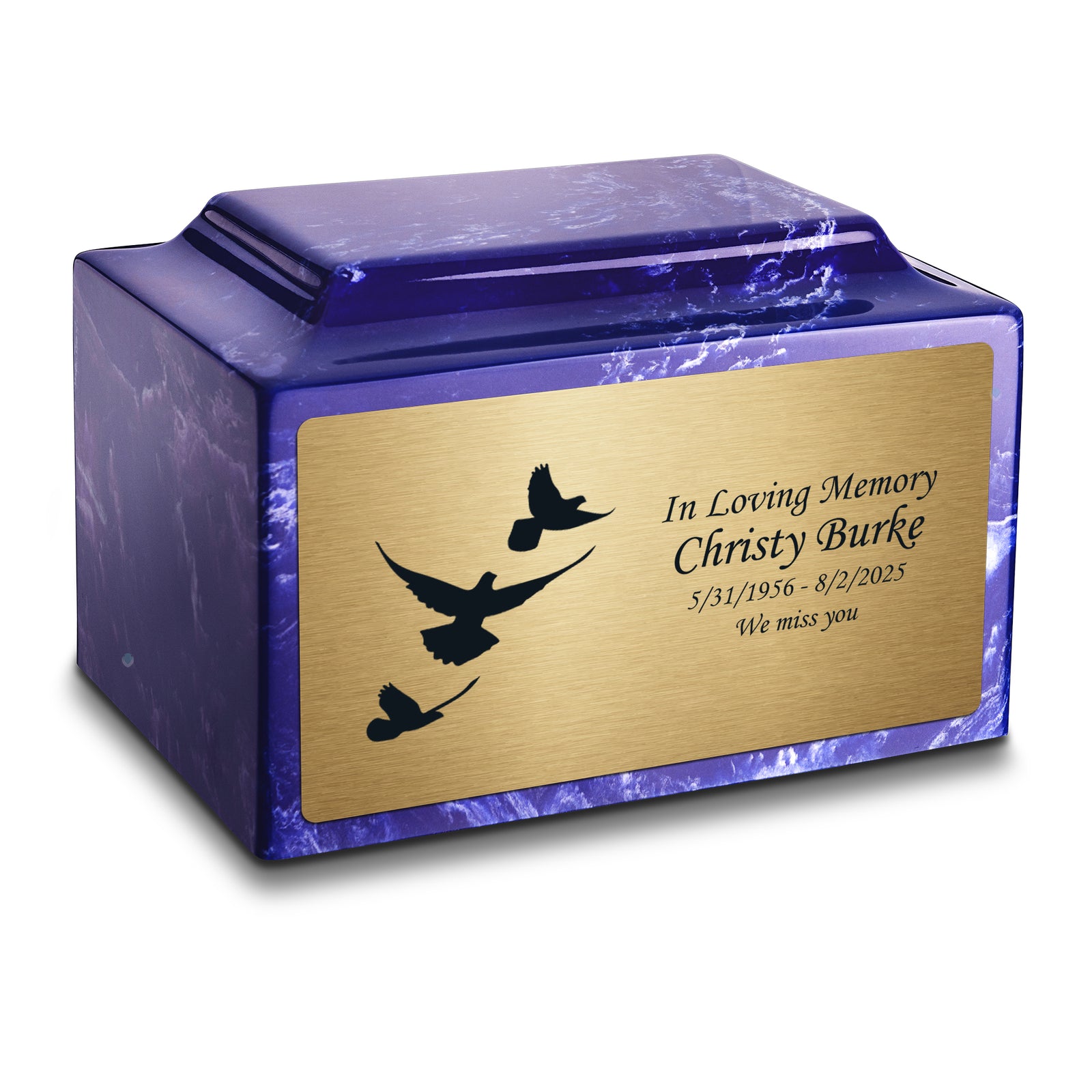 Adult Legacy Doves Cultured Marble Urns by MacKenzie