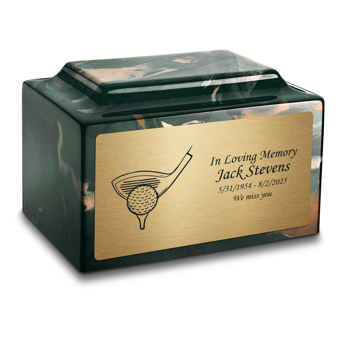 Adult Legacy Golf Cultured Marble Urns by MacKenzie