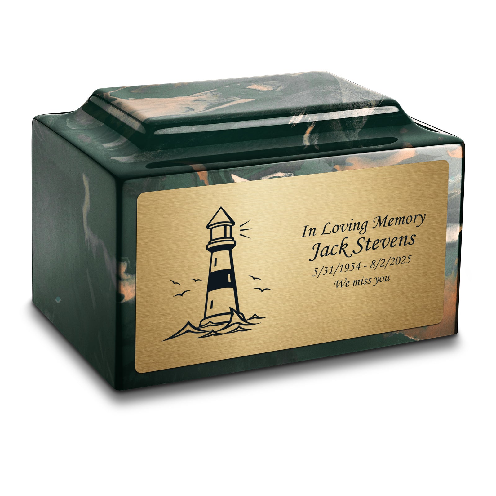 Adult Legacy Lighthouse Cultured Marble Urns by MacKenzie