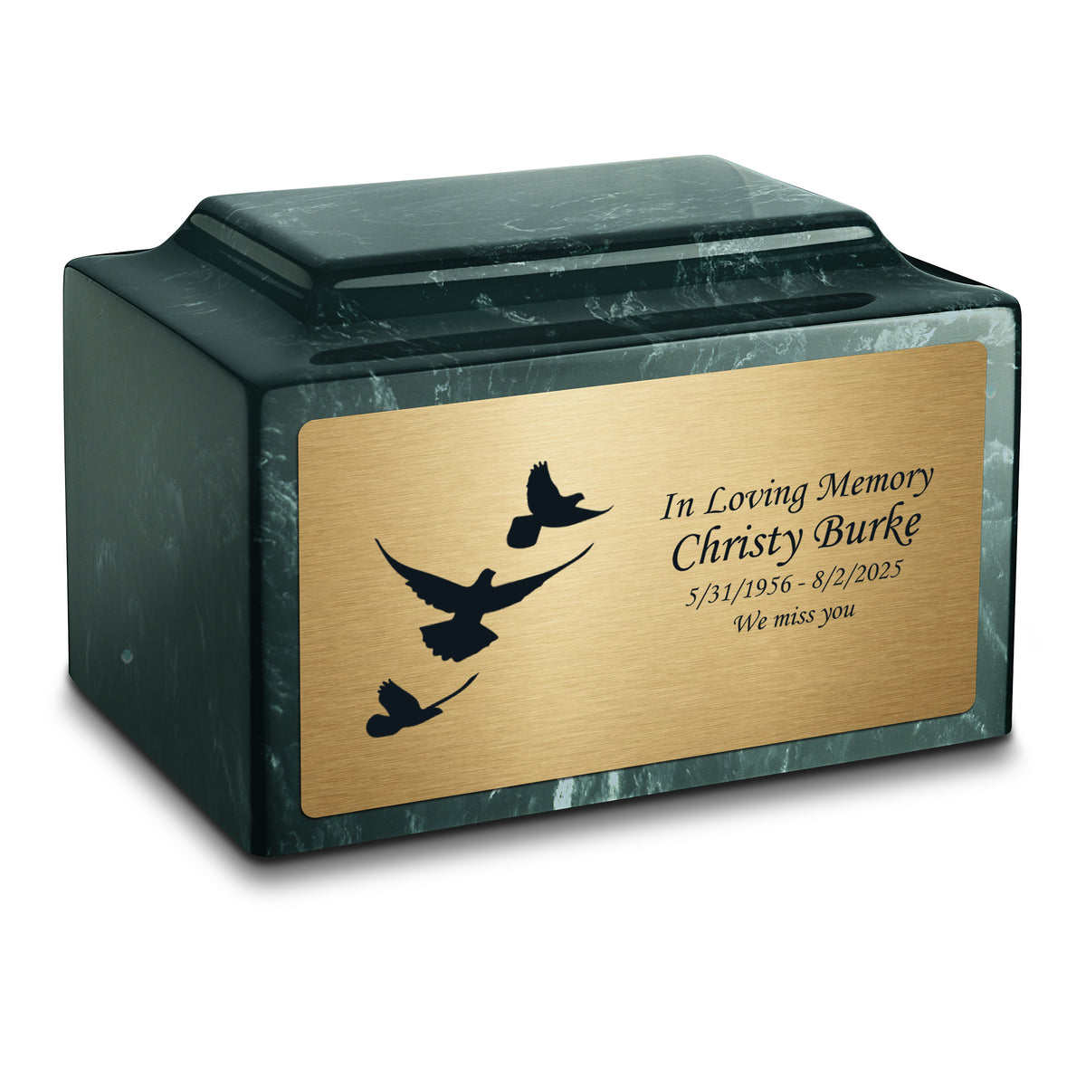 Adult Legacy Doves Cultured Marble Urns by MacKenzie