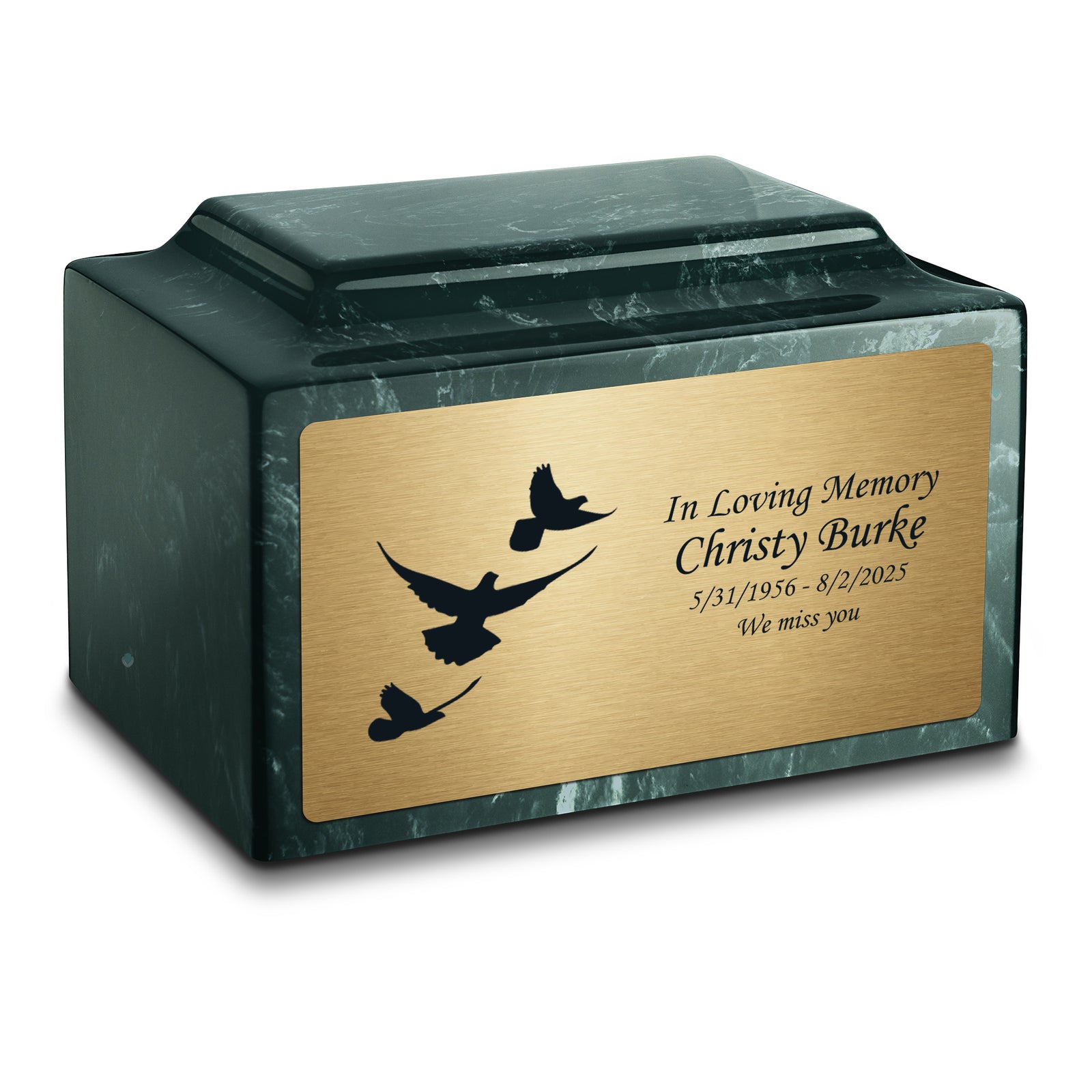 Adult Legacy Doves Cultured Marble Urns by MacKenzie