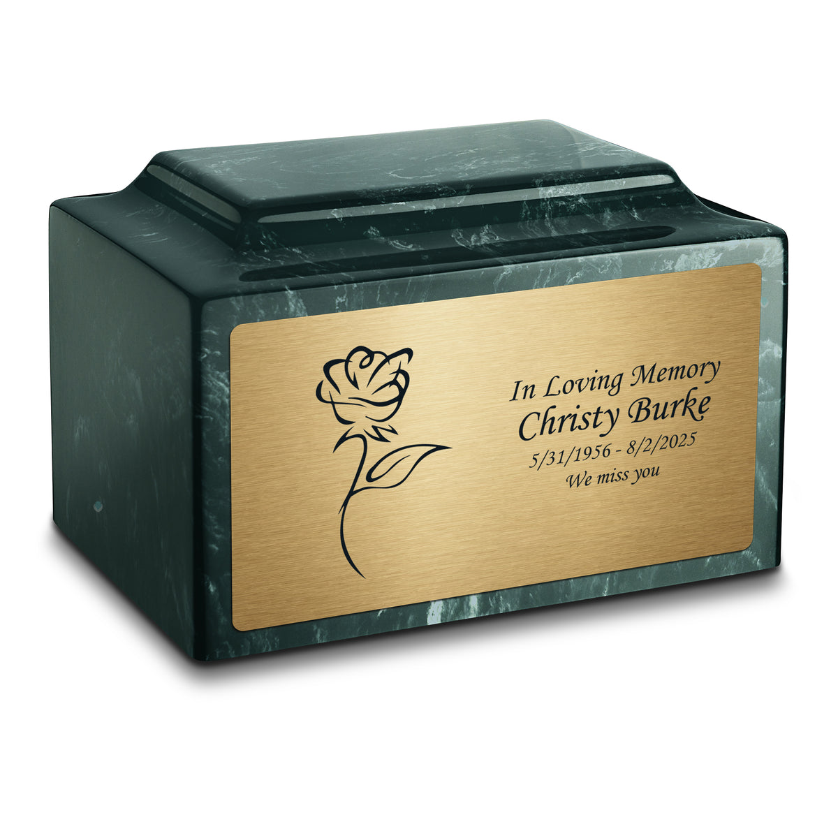Adult Legacy Rose Cultured Marble Urns by MacKenzie