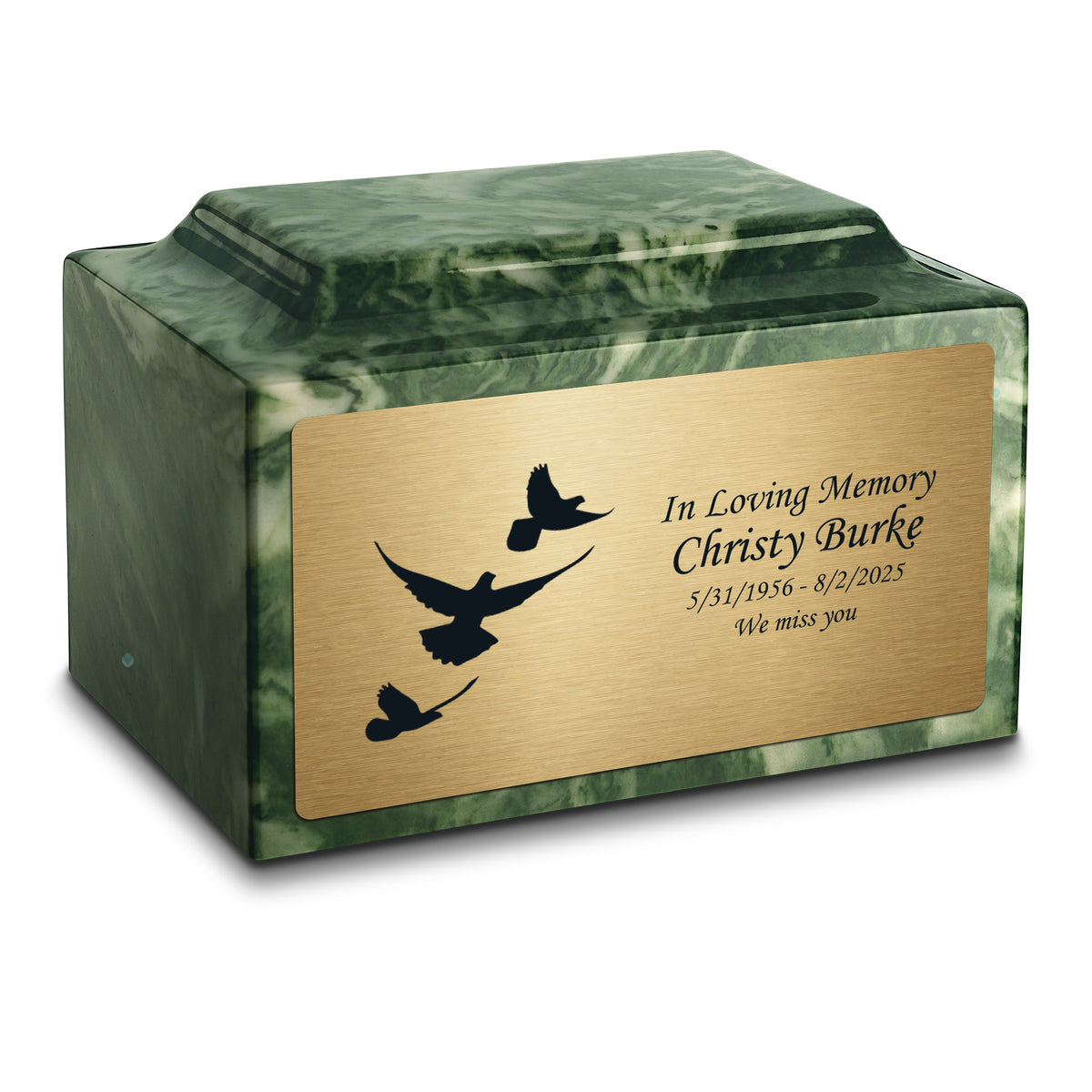 Adult Legacy Doves Cultured Marble Urns by MacKenzie
