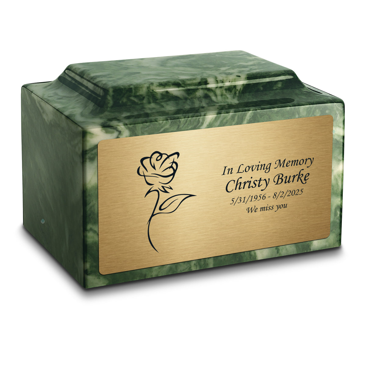 Adult Legacy Rose Cultured Marble Urns by MacKenzie