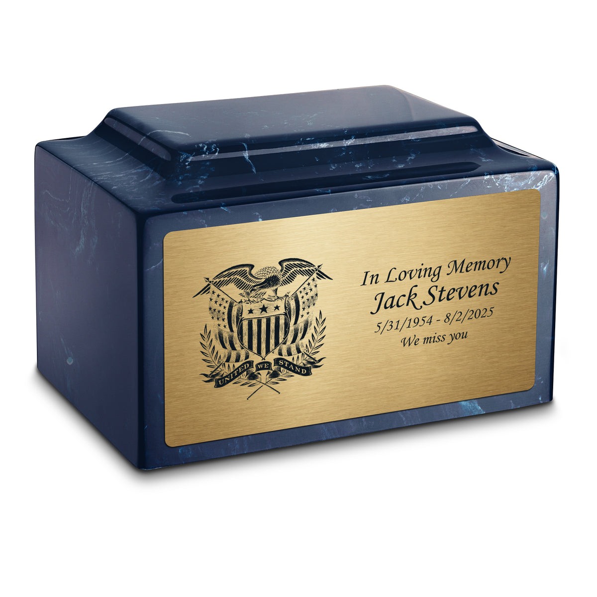 Adult Legacy American Glory Cultured Marble Urns by MacKenzie
