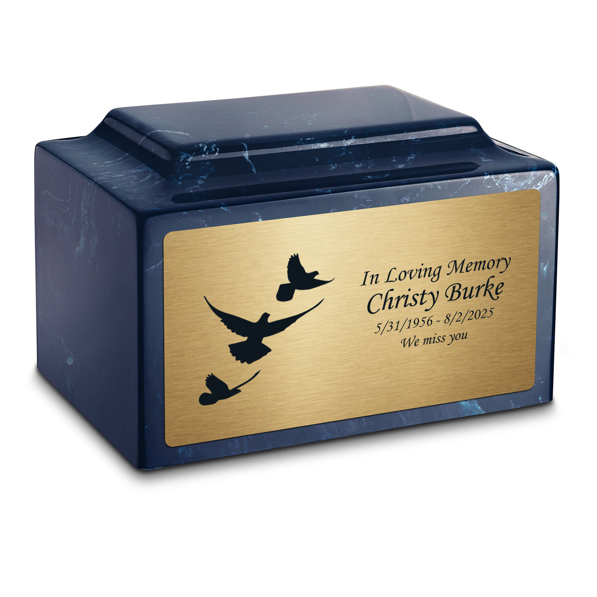Adult Legacy Doves Cultured Marble Urns by MacKenzie