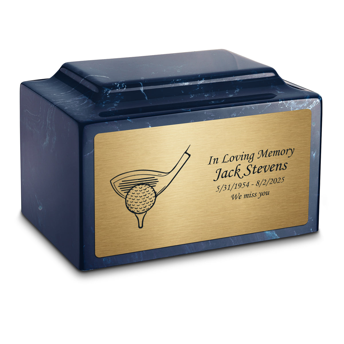 Adult Legacy Golf Cultured Marble Urns by MacKenzie