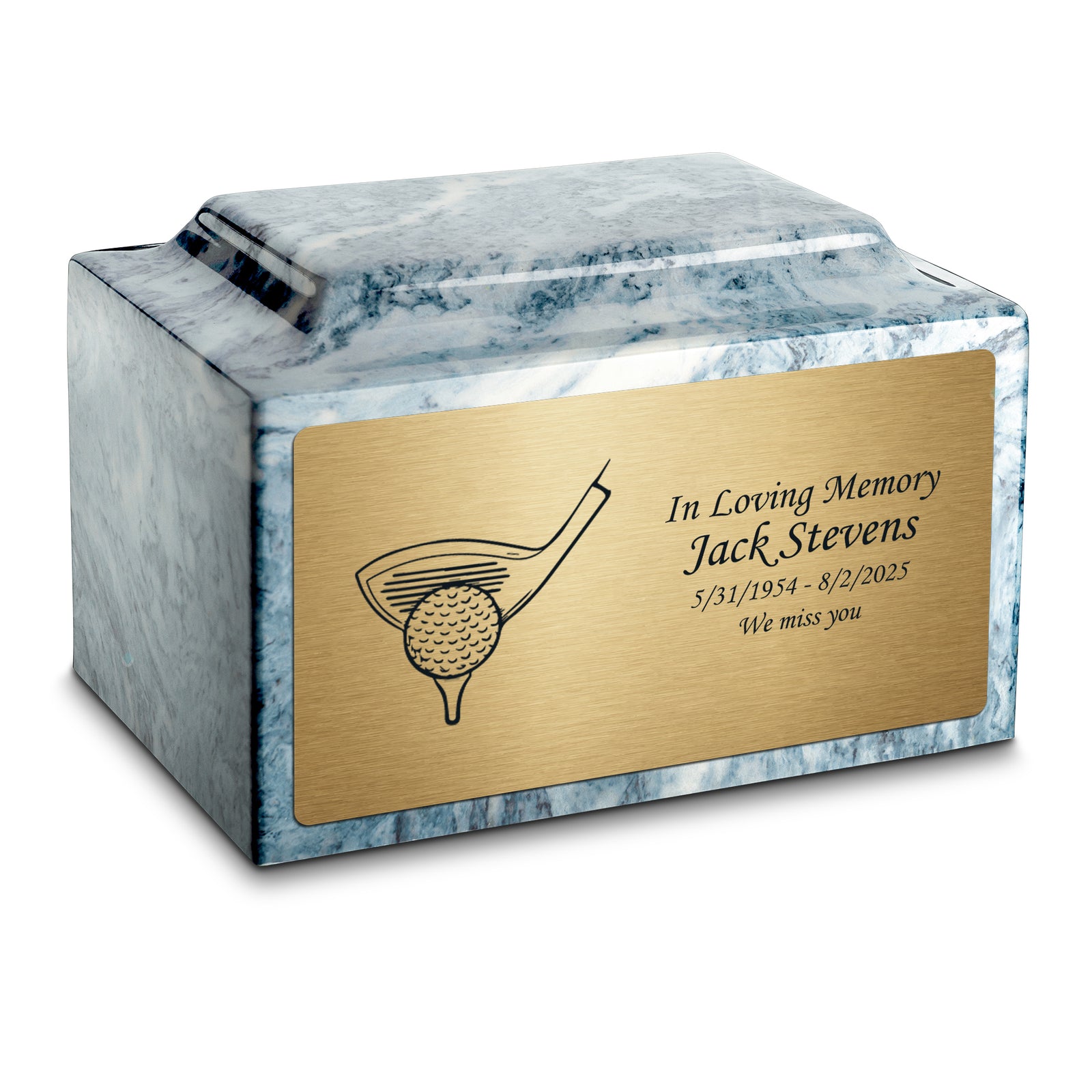 Adult Legacy Golf Cultured Marble Urns by MacKenzie