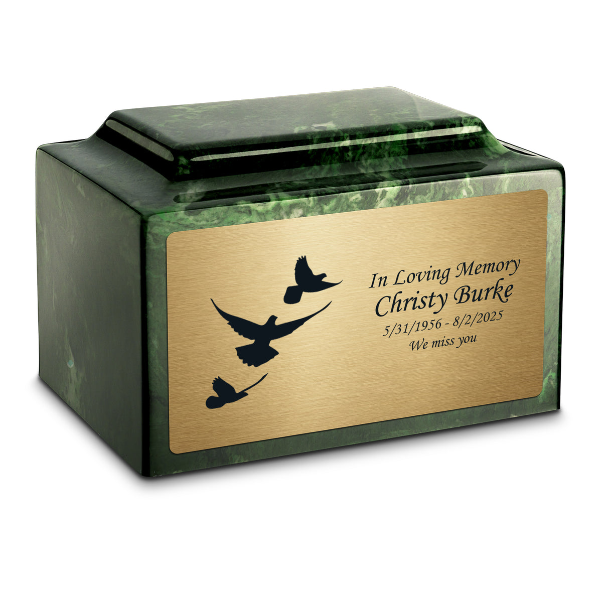 Adult Legacy Doves Cultured Marble Urns by MacKenzie