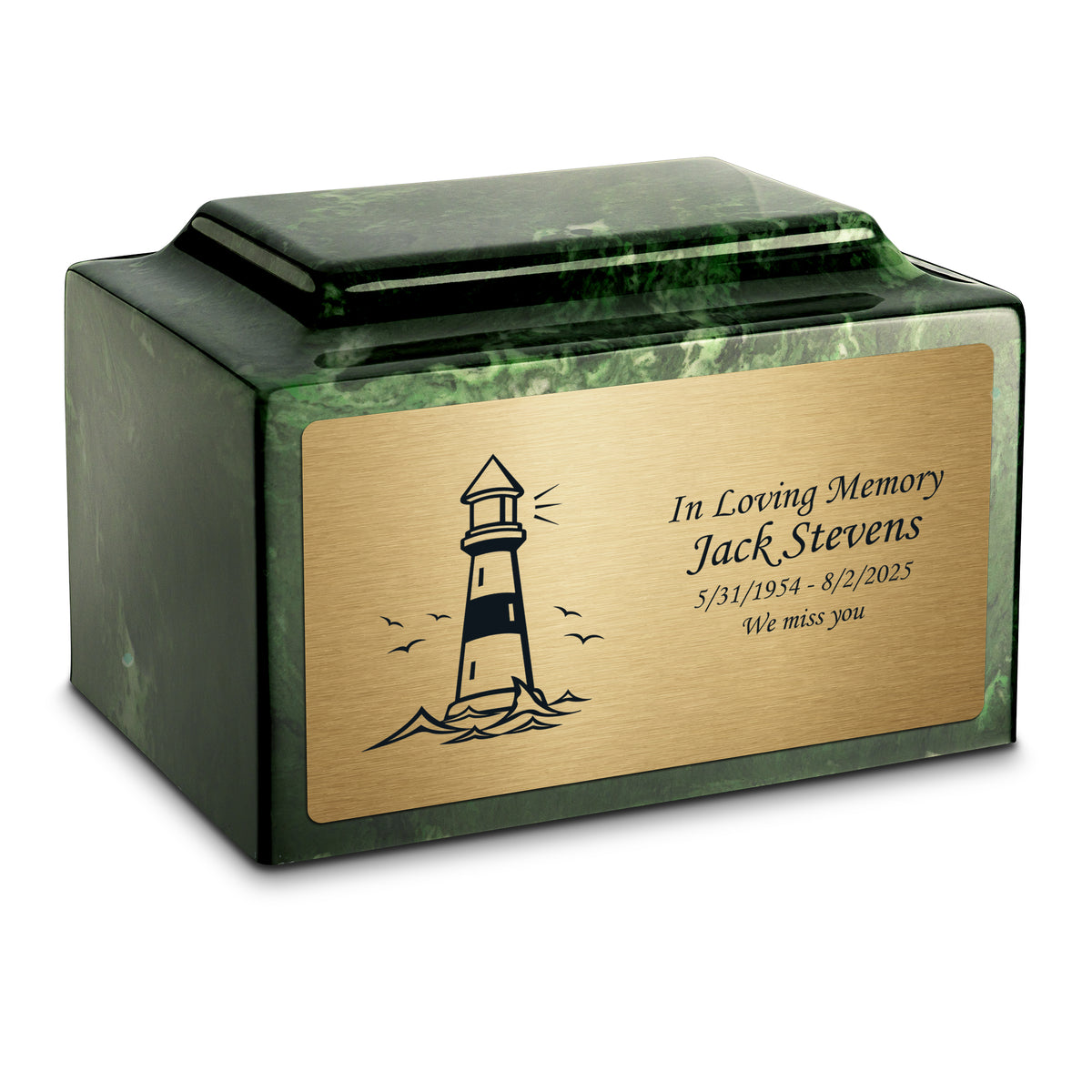 Adult Legacy Lighthouse Cultured Marble Urns by MacKenzie