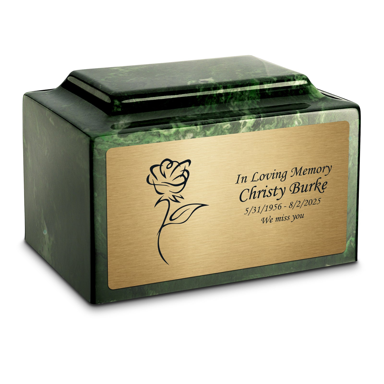 Adult Legacy Rose Cultured Marble Urns by MacKenzie