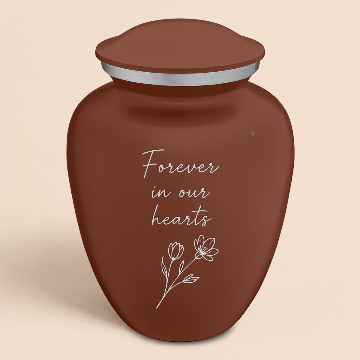 Adult Embrace Earth Handwritten Cremation Urn