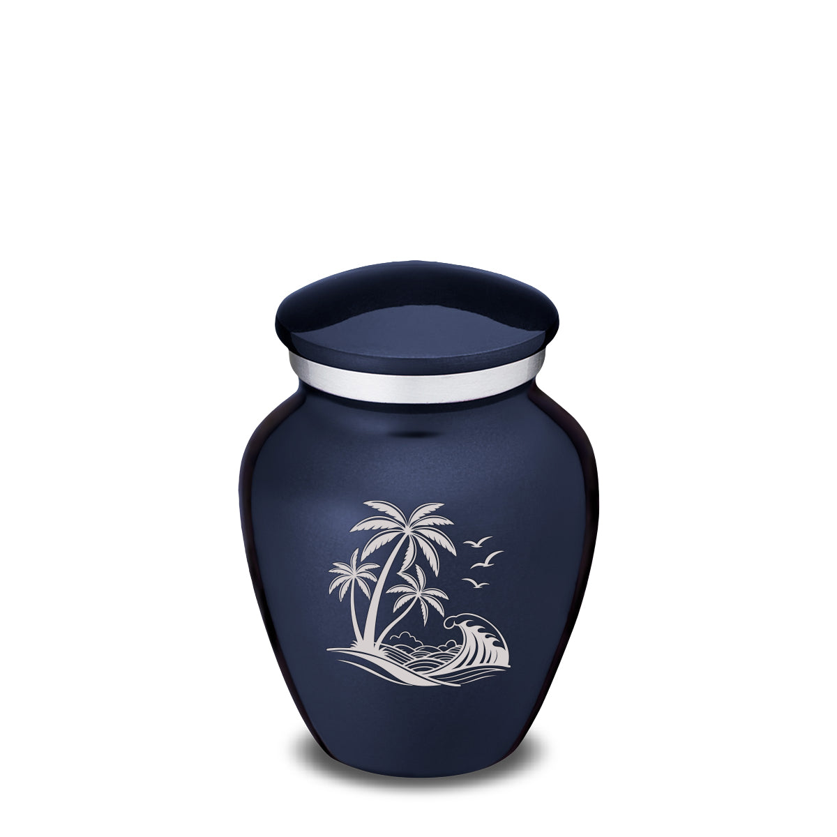 Keepsake Embrace Cobalt Blue Palm Beach Cremation Urn