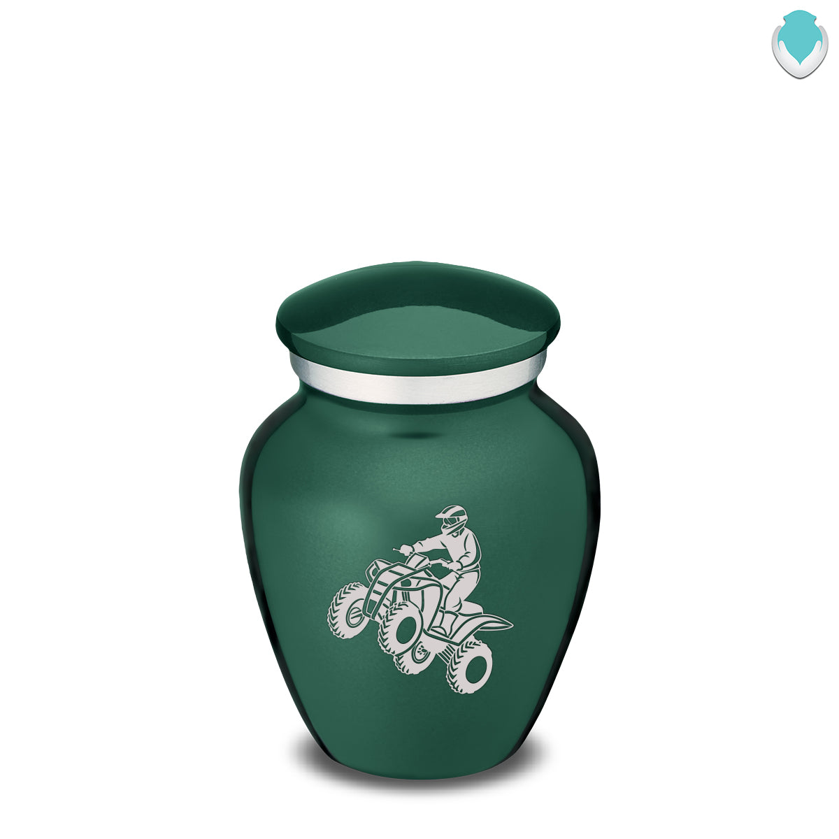 Keepsake Embrace Green ATV Cremation Urn