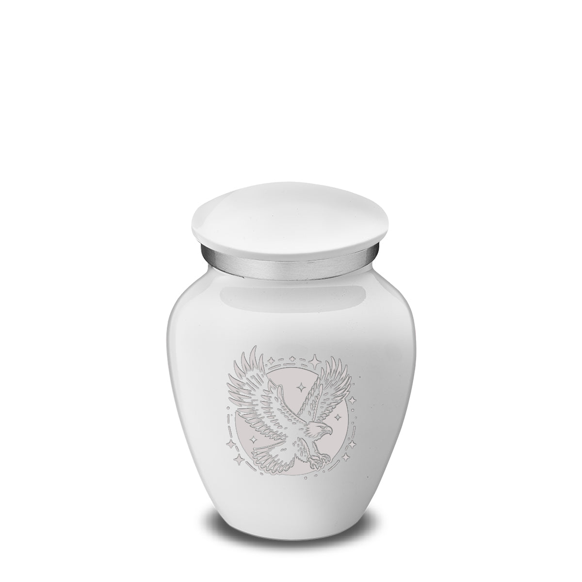 Keepsake Embrace White Flying Eagle Cremation Urn