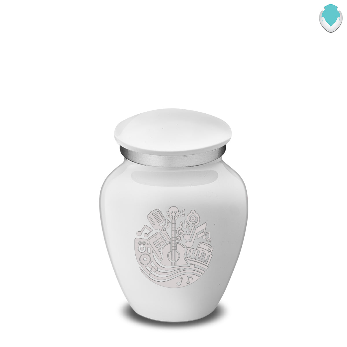 Keepsake Embrace White Music Cremation Urn