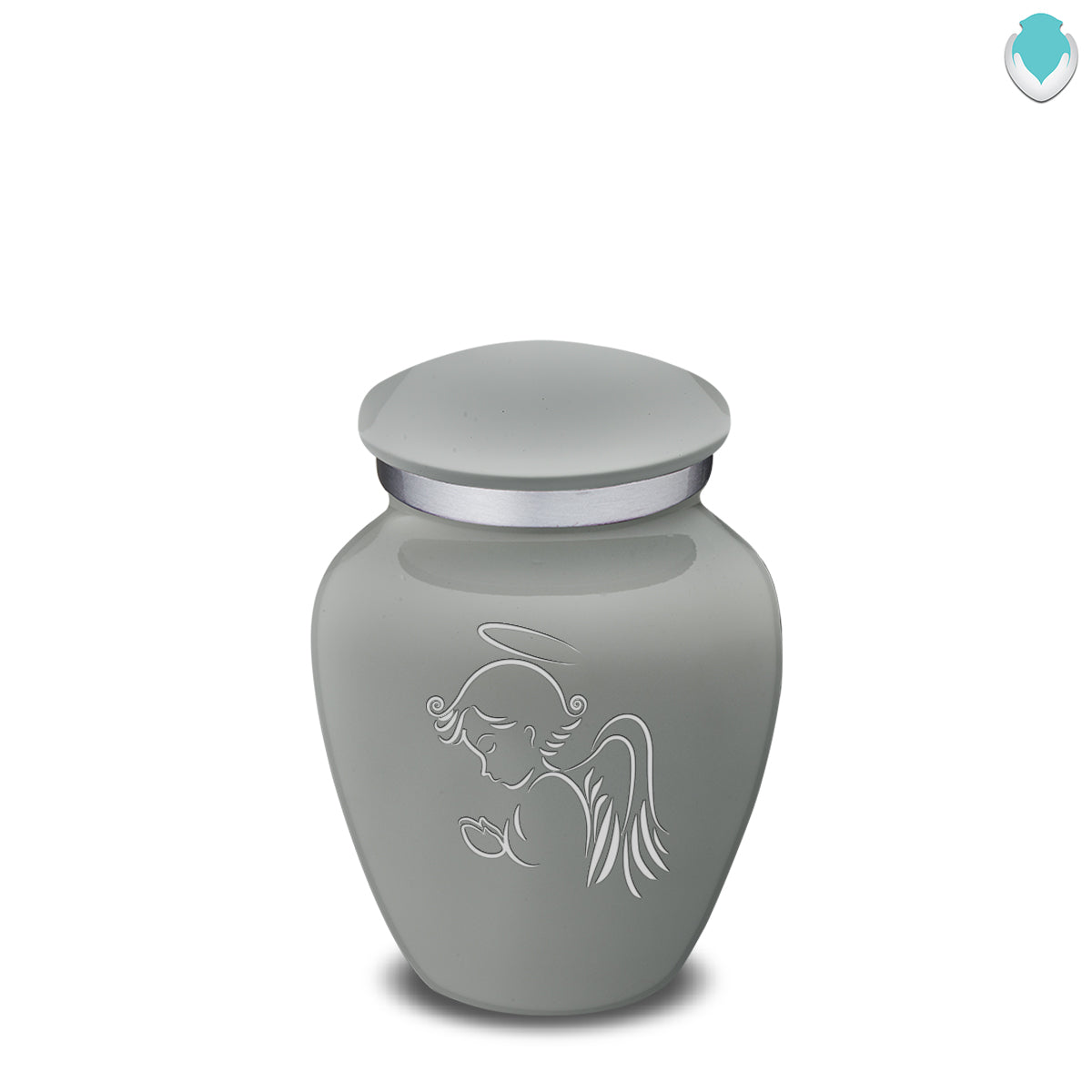 Keepsake Embrace Slate Grey Angel Cremation Urn