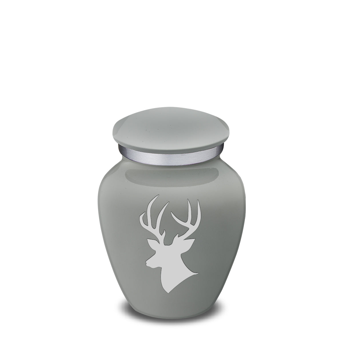 Keepsake Embrace Slate Grey Deer Cremation Urn