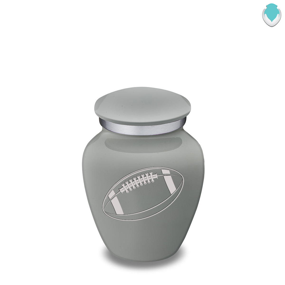 football cremation urn