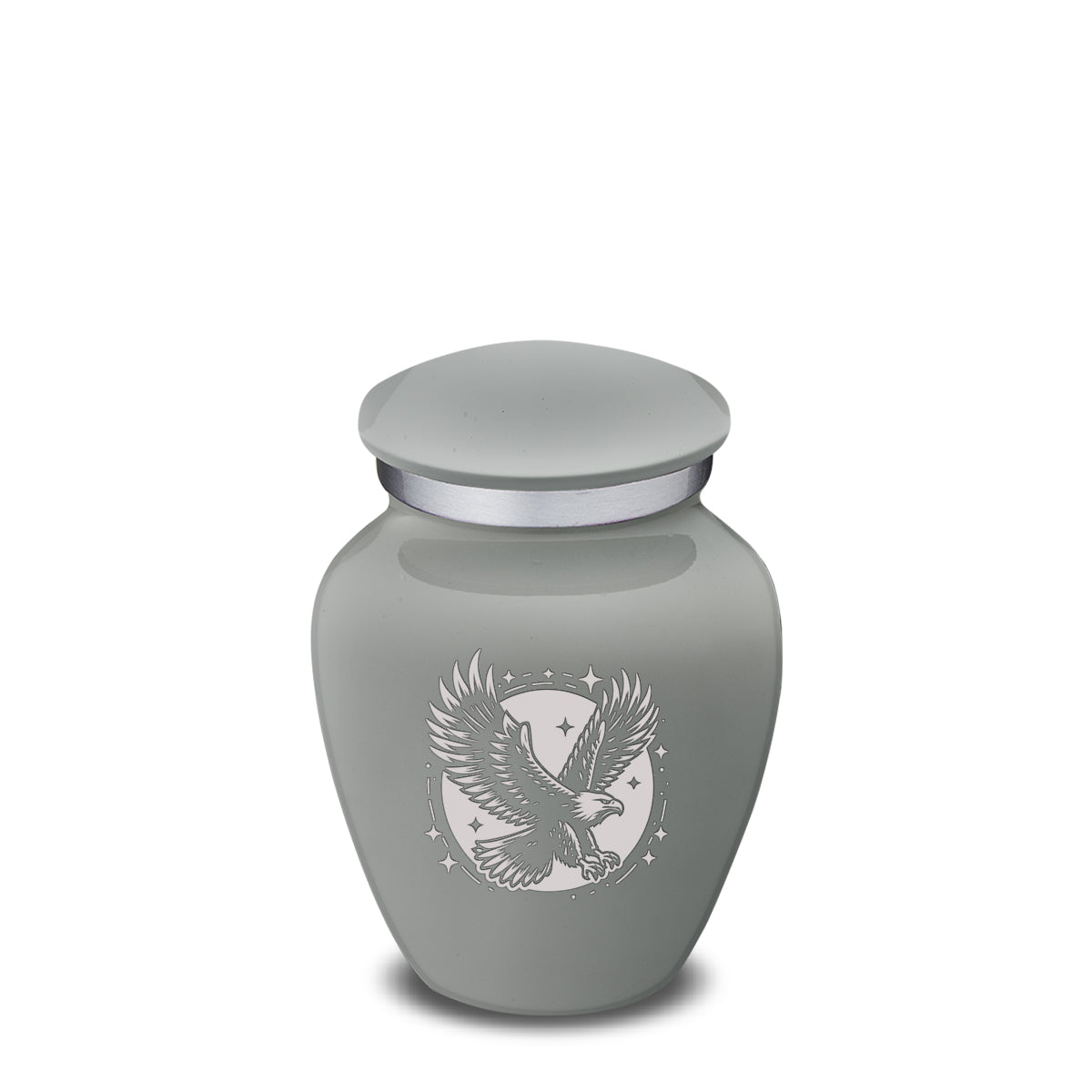 Keepsake Embrace Slate Grey Flying Eagle Cremation Urn