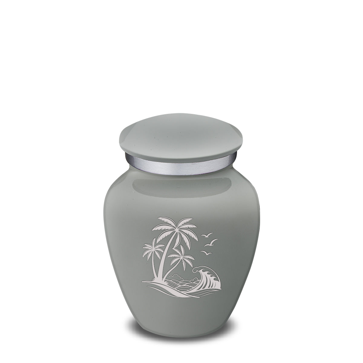 Keepsake Embrace Slate Grey Palm Beach Cremation Urn