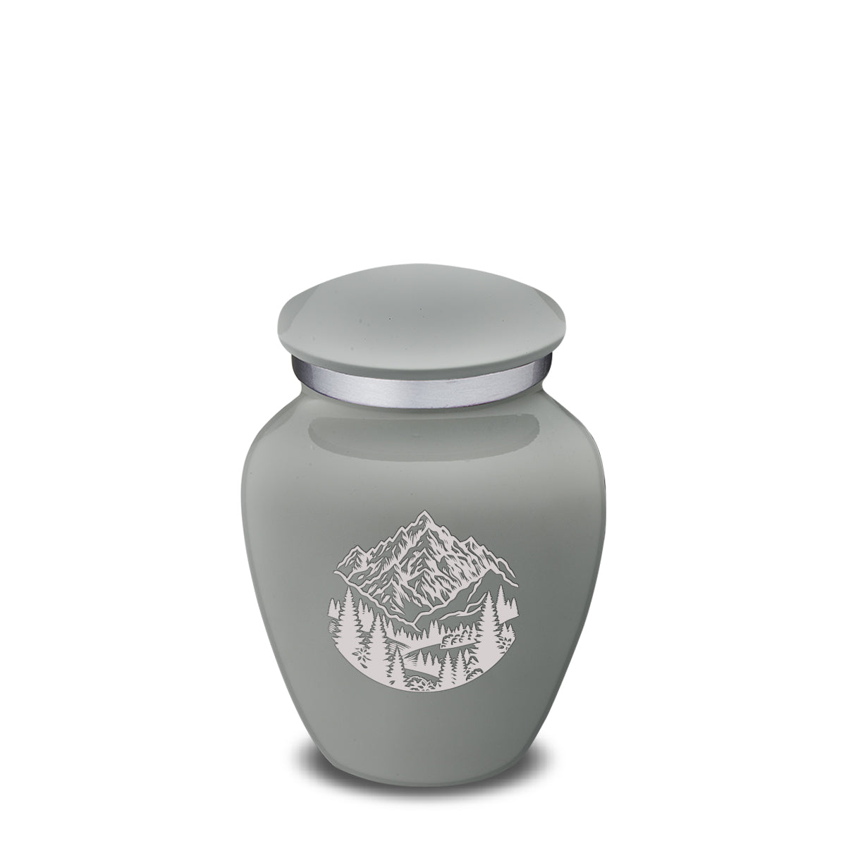 Keepsake Embrace Slate Grey Rocky Mountains Cremation Urn
