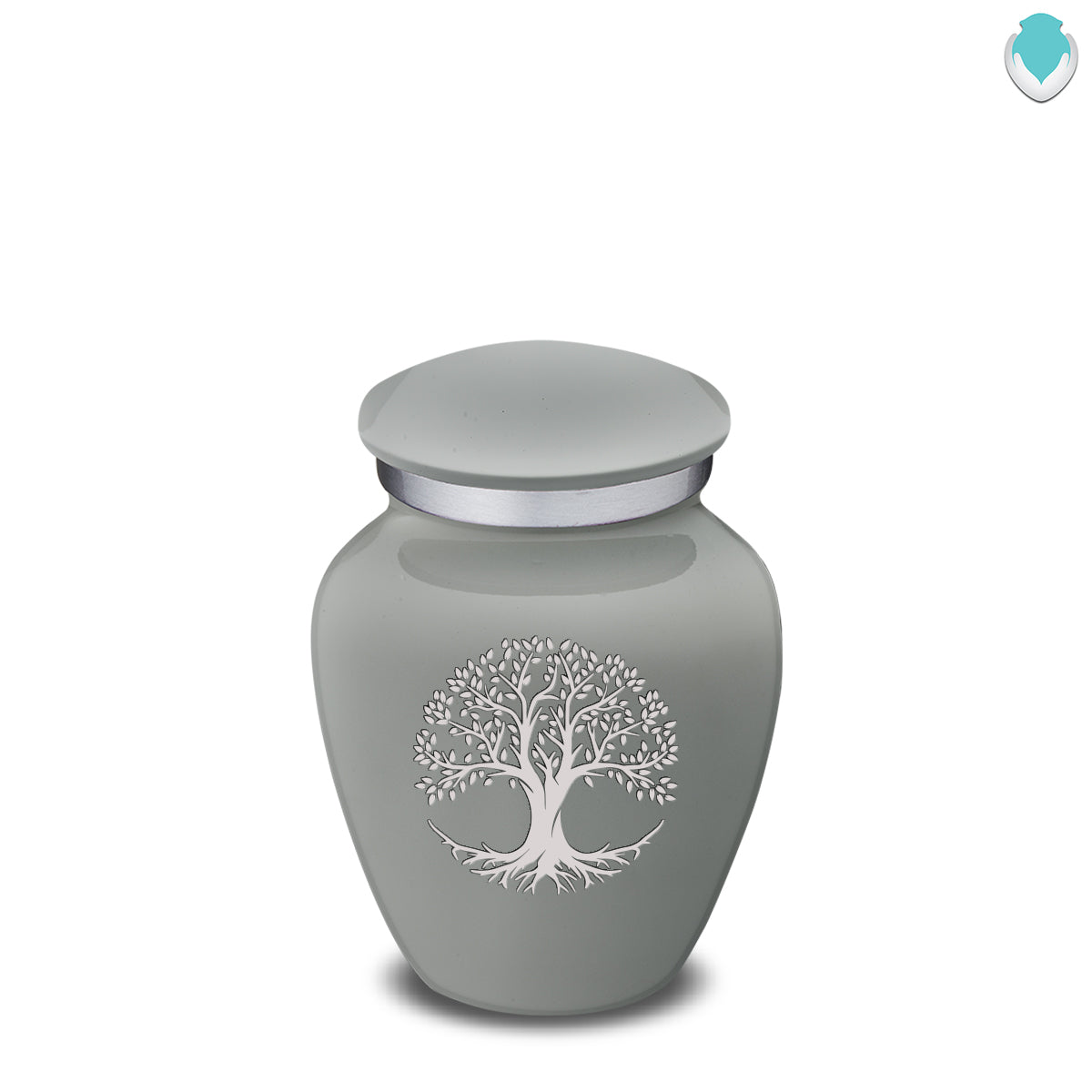 Keepsake Embrace Slate Grey Tree of Life Cremation Urn