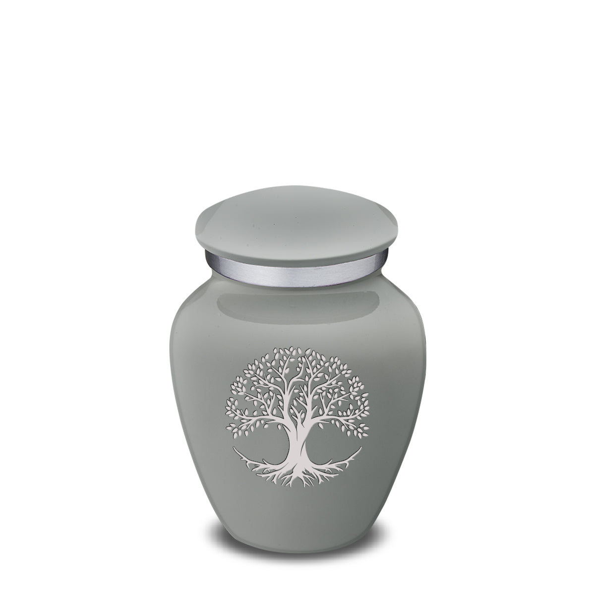Keepsake Embrace Slate Grey Tree of Life Cremation Urn
