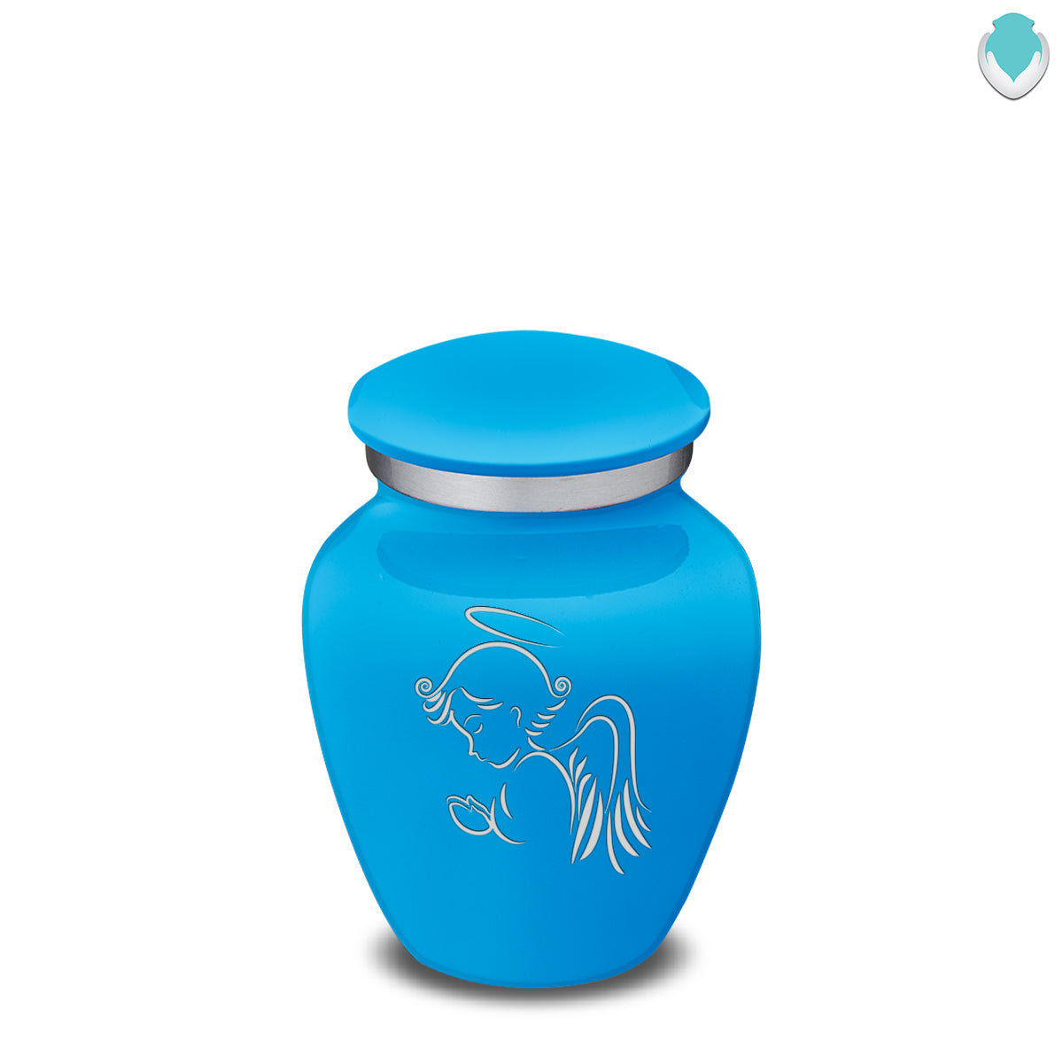 Keepsake Embrace Racing Blue Angel Cremation Urn