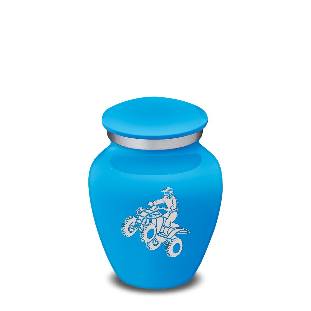 Keepsake Embrace Racing Blue ATV Cremation Urn