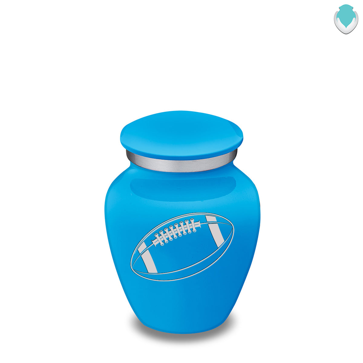 football cremation urn