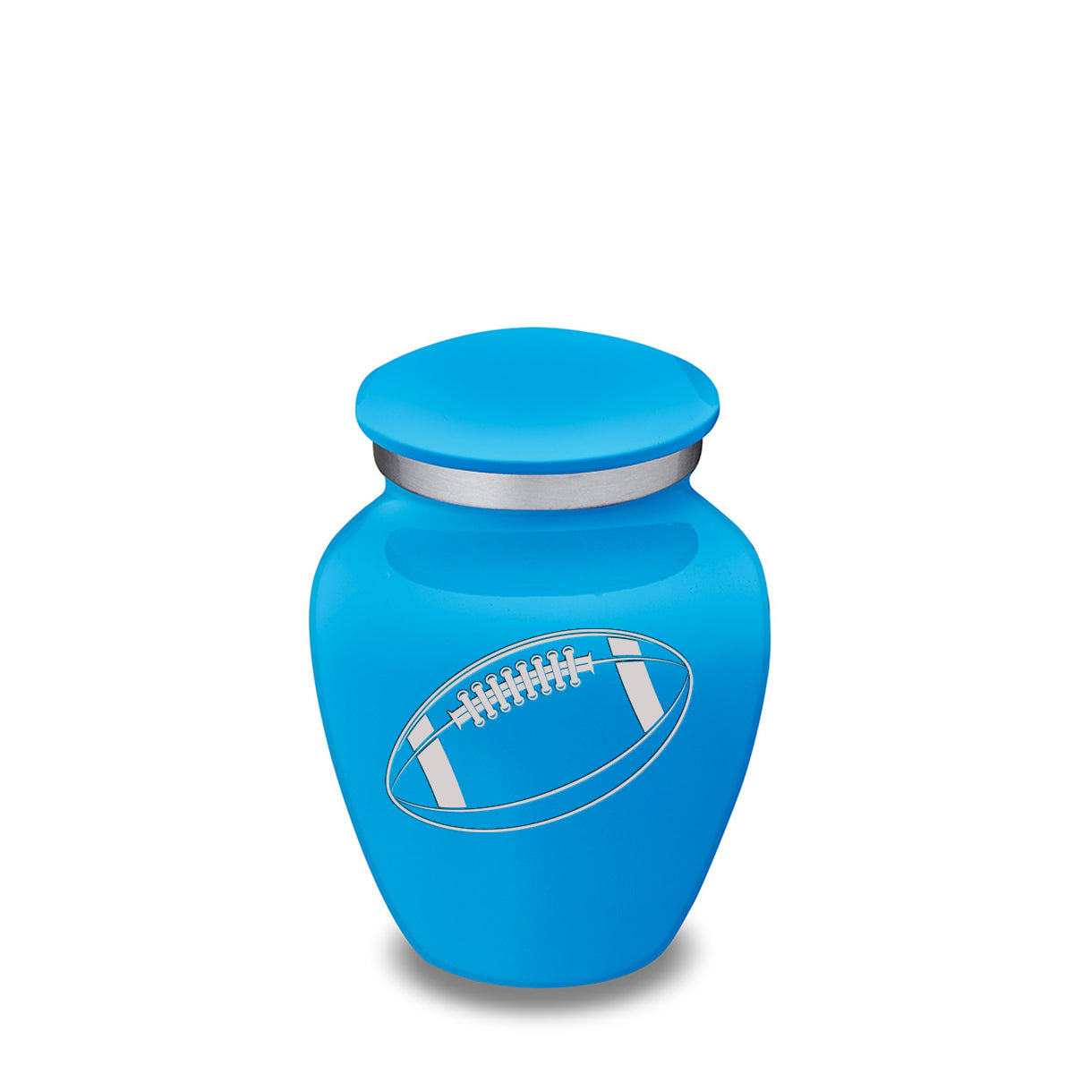 football cremation urn