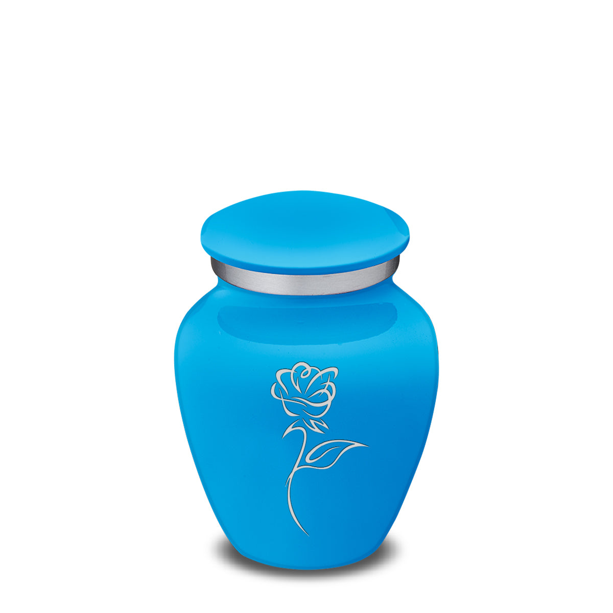 Keepsake Embrace Racing Blue Roses Cremation Urn