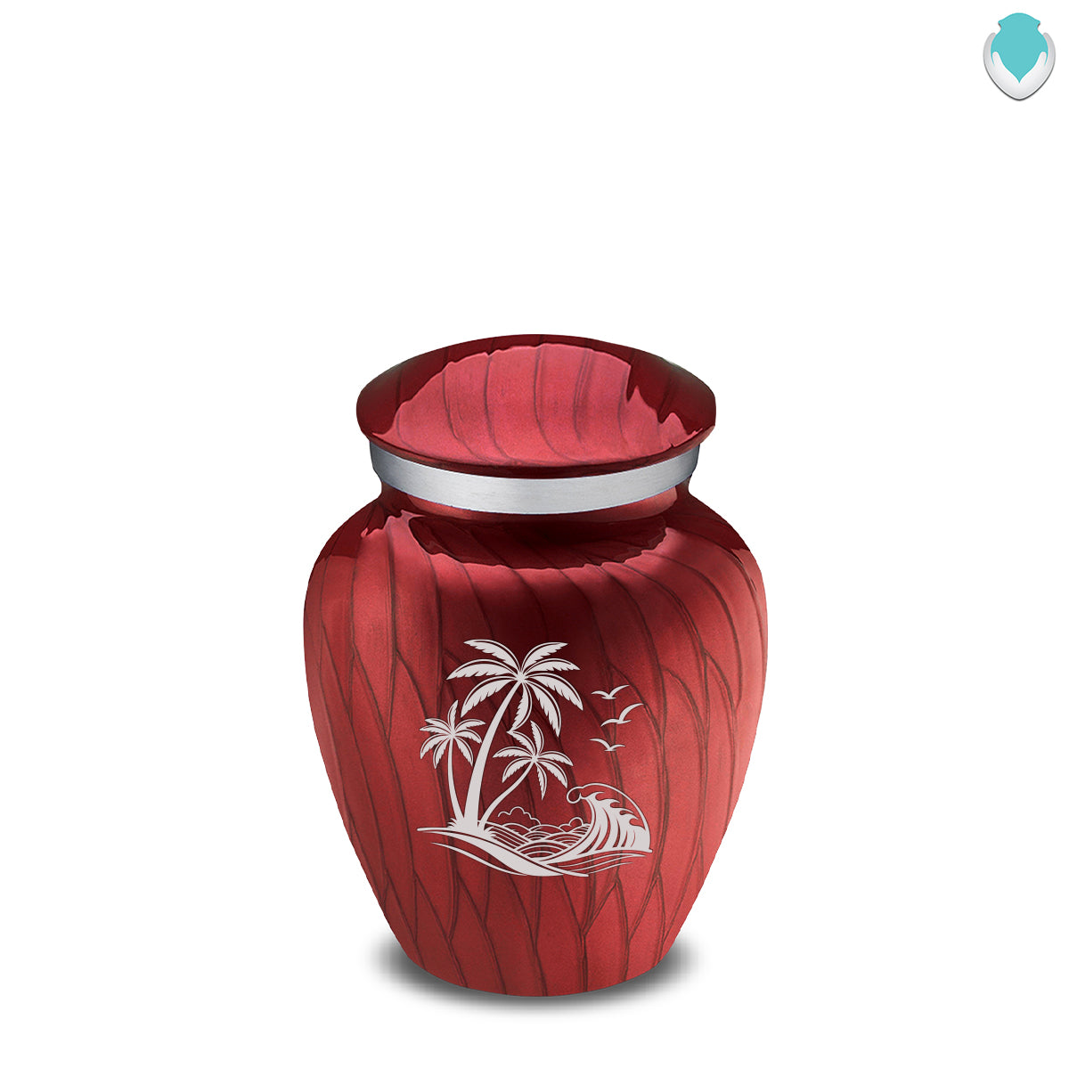Keepsake Embrace Pearl Candy Red Palm Beach Cremation Urn