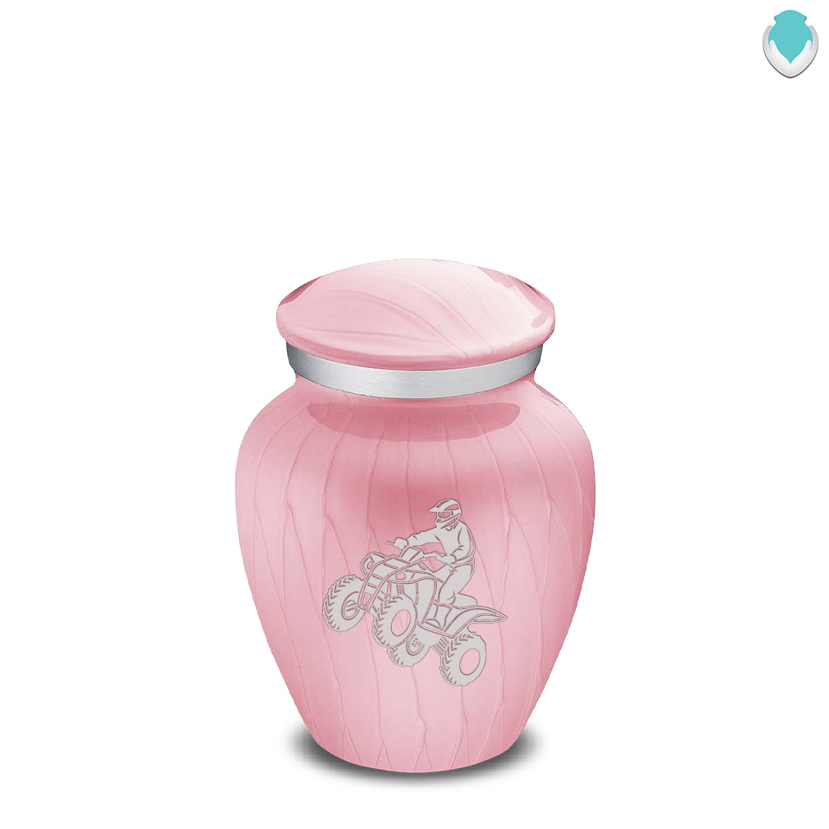 Keepsake Embrace Pearl Pink ATV Cremation Urn