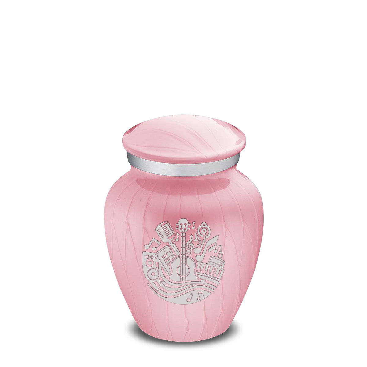 Keepsake Embrace Pearl Pink Music Cremation Urn