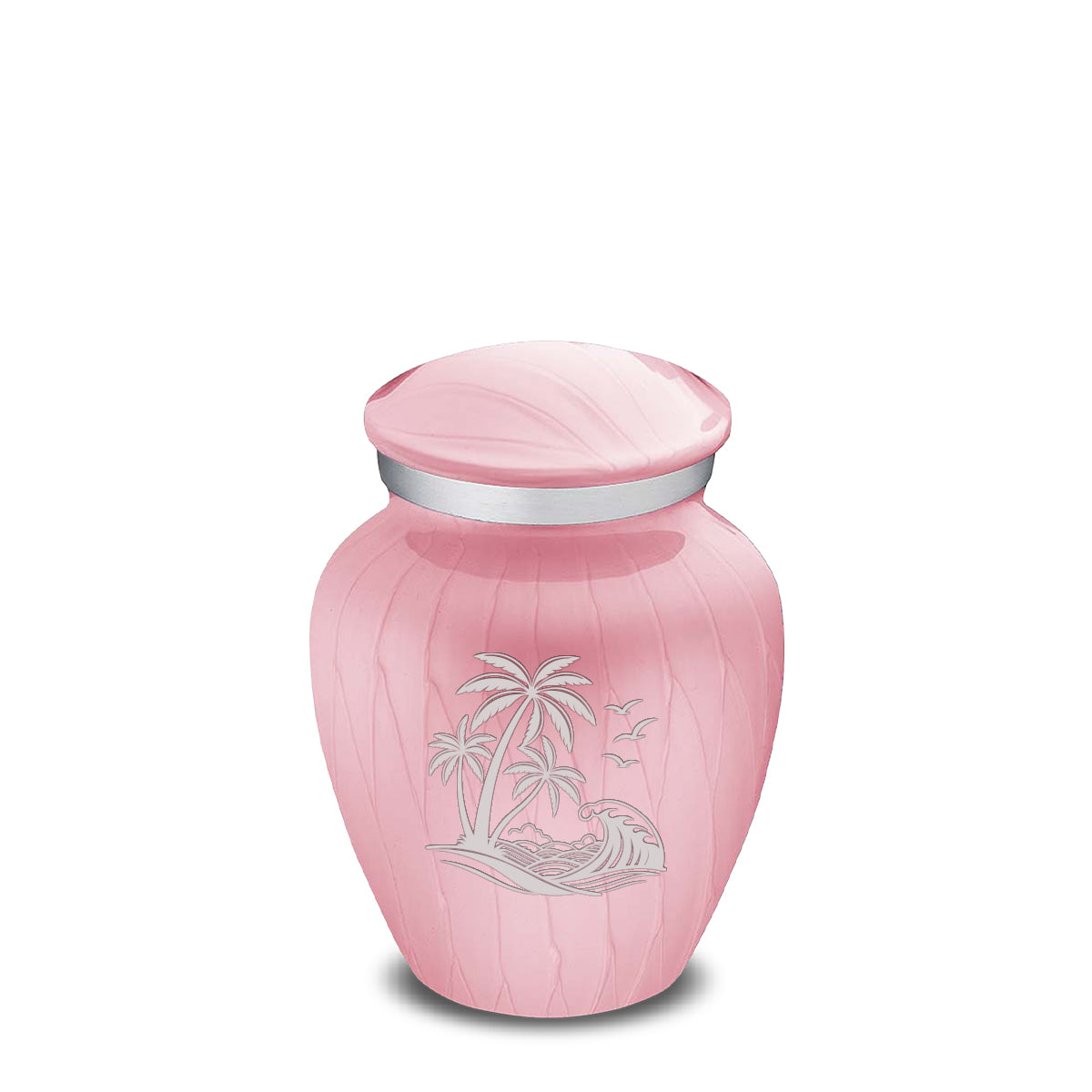 Keepsake Embrace Pearl Pink Palm Beach Cremation Urn