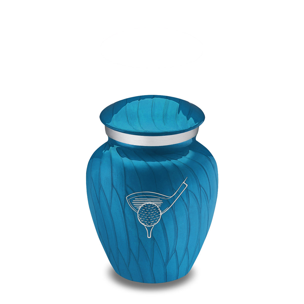 Keepsake Embrace Pearl Racing Blue Golf Cremation Urn