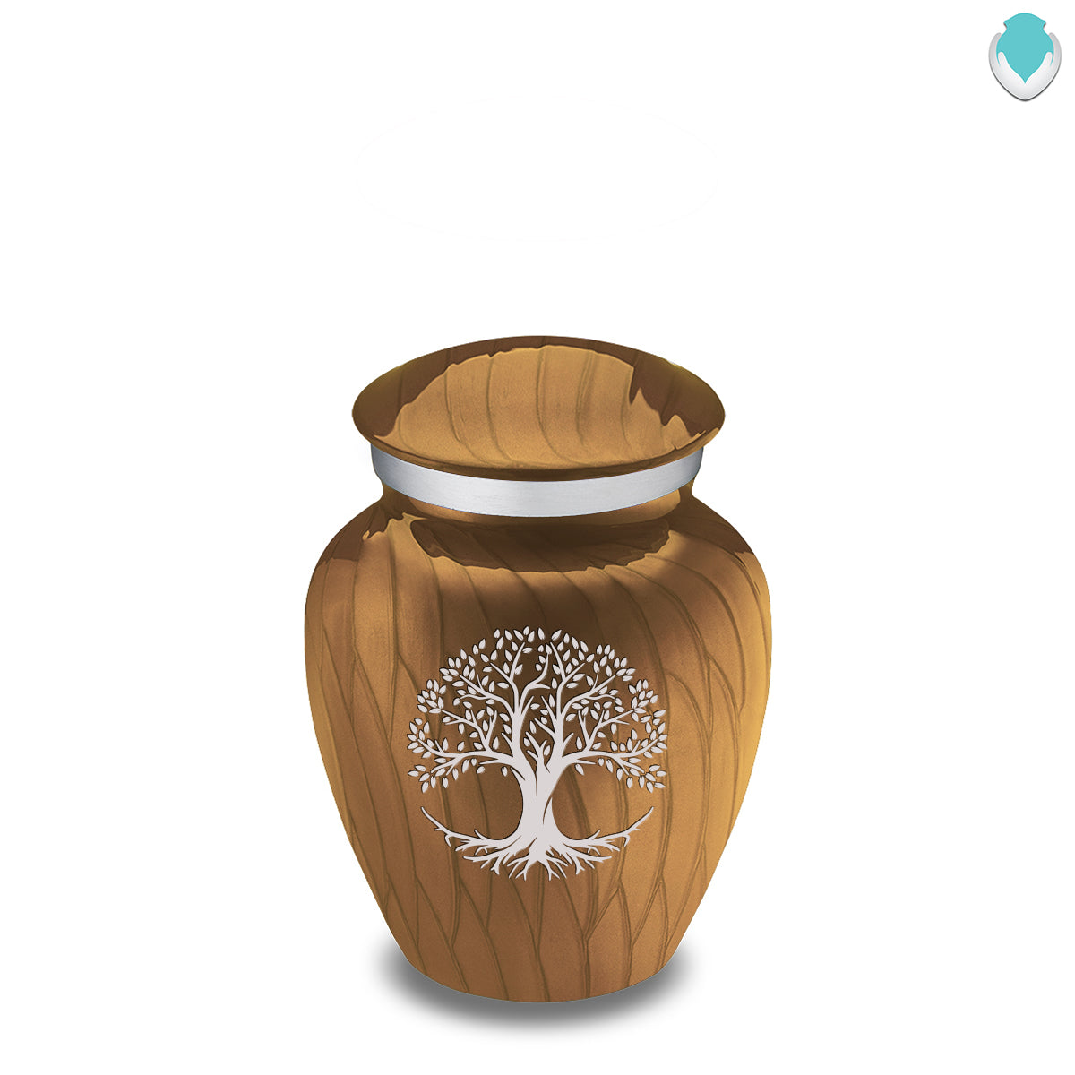 Keepsake Embrace Pearl Gold Tree of Life Cremation Urn