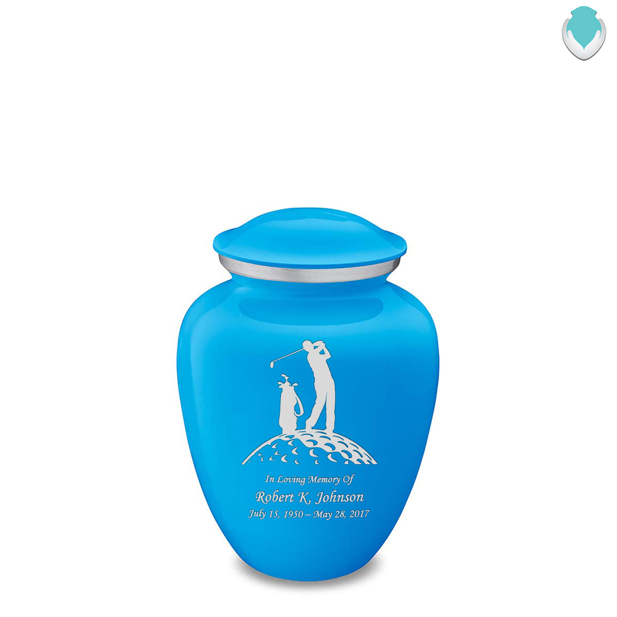 golf cremation urn
