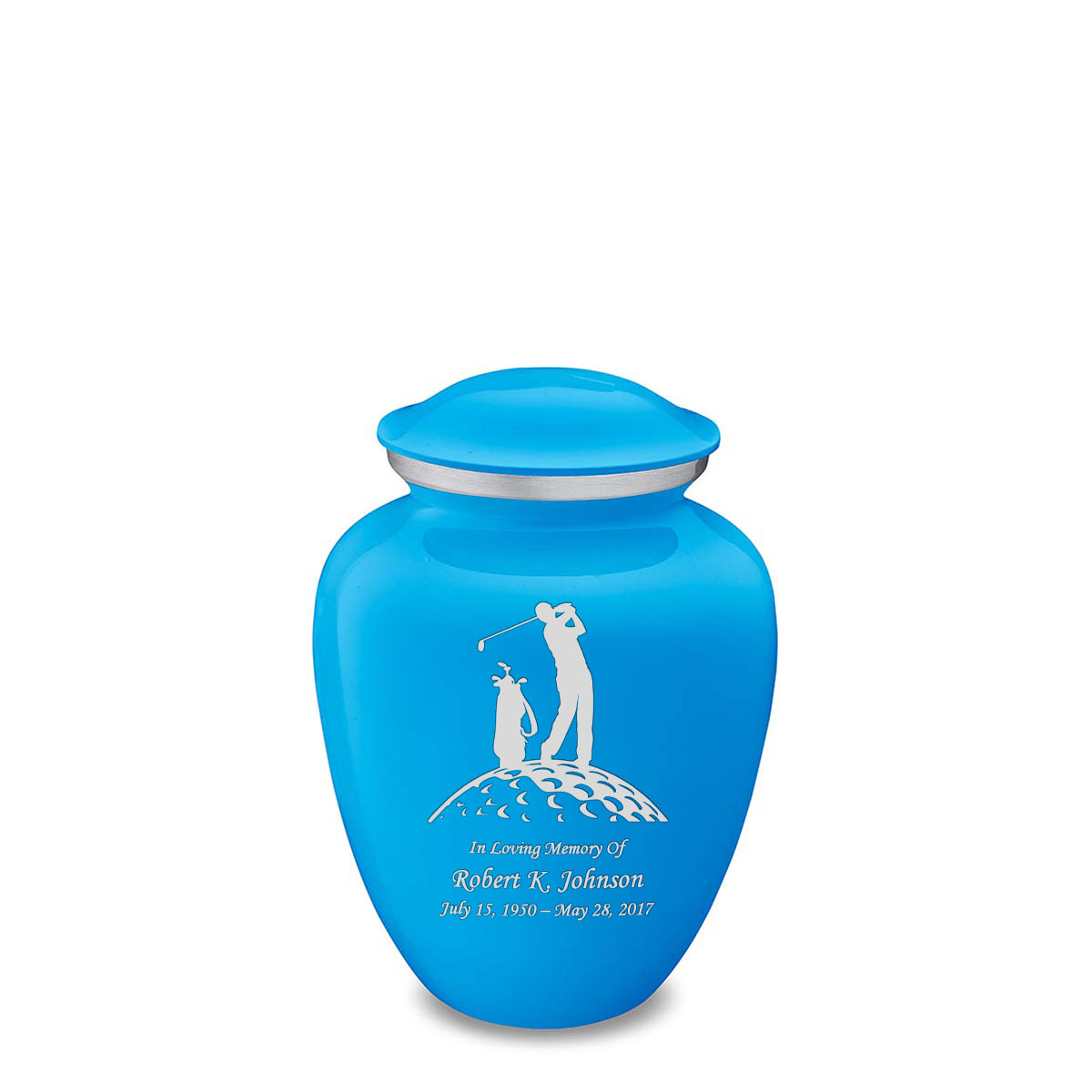 golf cremation urn