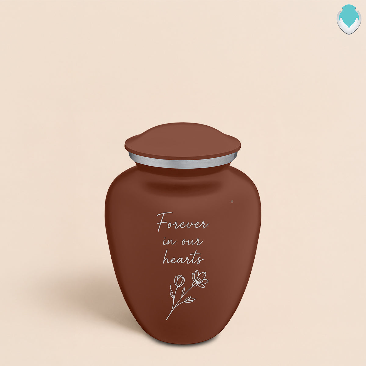 Medium Embrace Earth Handwritten Cremation Urn