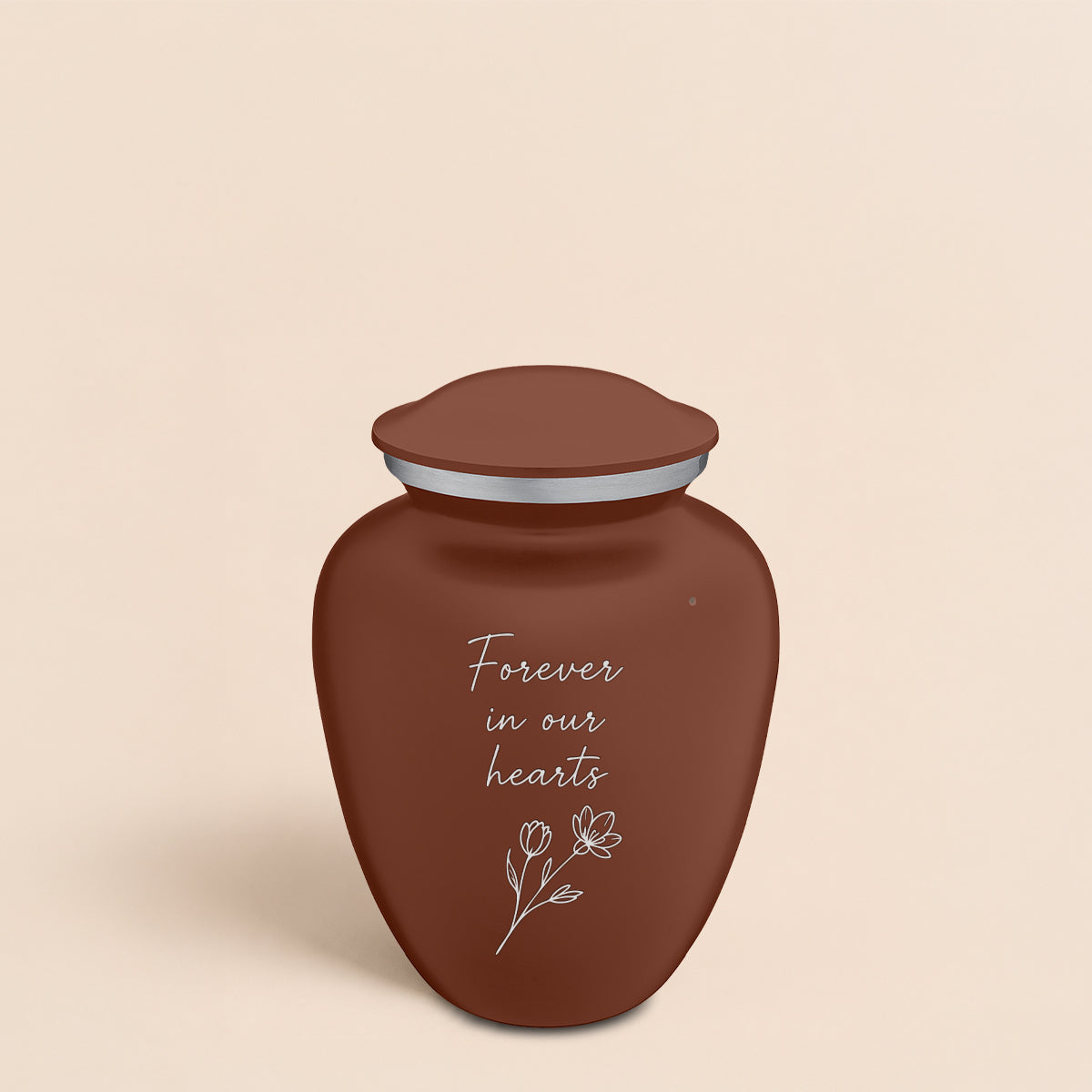 Medium Embrace Earth Handwritten Cremation Urn