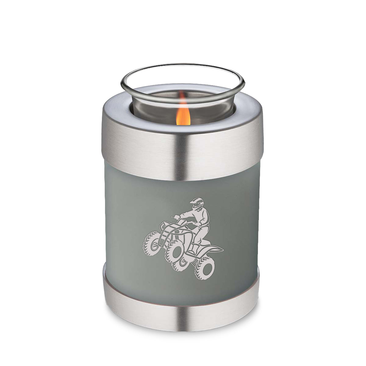 Candle Holder Embrace Slate Grey ATV Cremation Urn