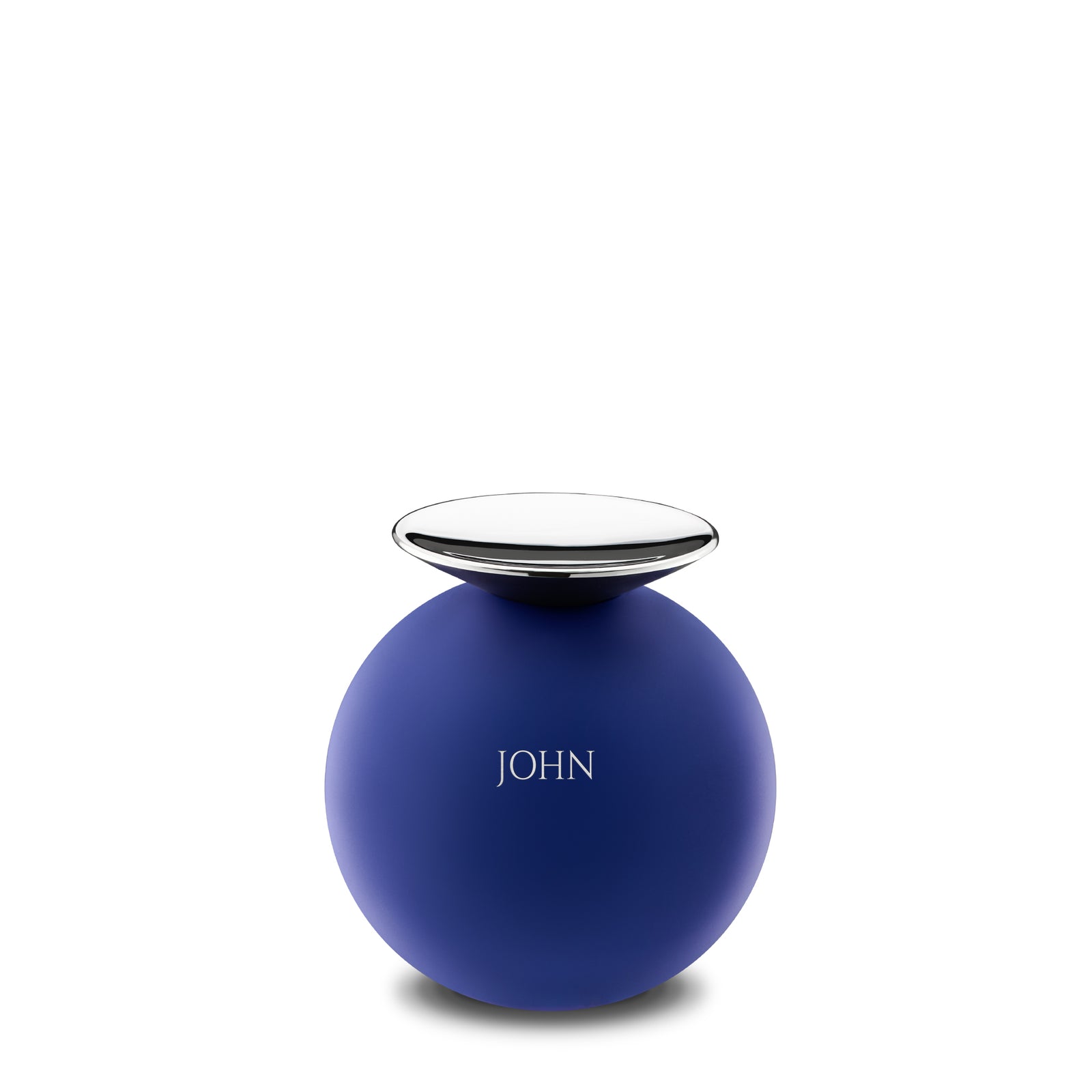 Crescent Sphere Keepsake Urn Navy & Polished Silver